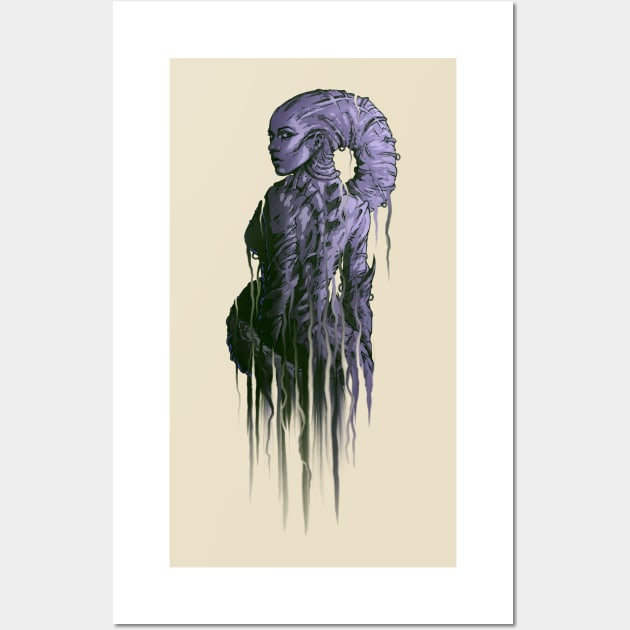 Nyarlathotep Lovecraft monster Wall Art by Kotolevskiy